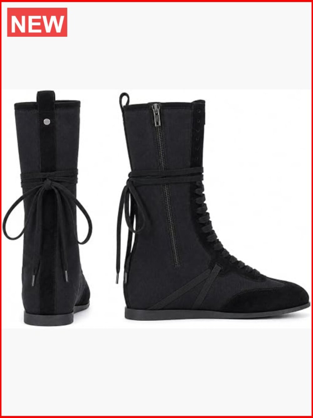 Suede High Top Lace Up Fashion Sneakers Boots Athletic Streetwear